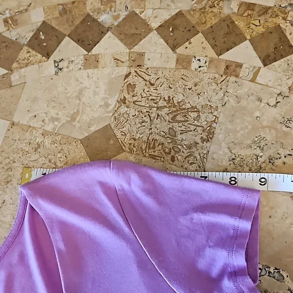 Willi Smith Purple Top Shirt Blouse Size M Medium - Picture 15 of 16